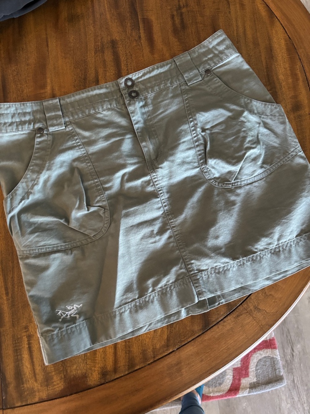 Arc'teryx Women's Mini Skirt in Olive Green 6
